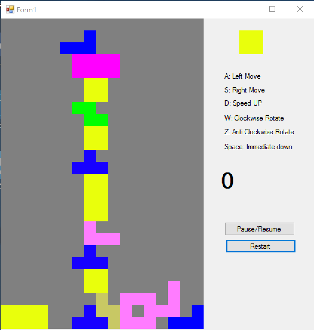 Tetris Prototype